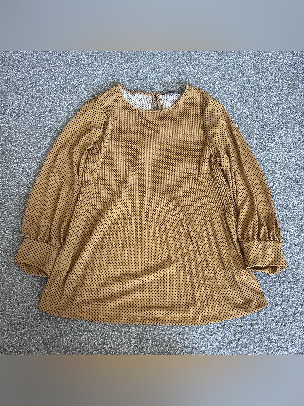 Adrianne Papell Polka Dot Blouse